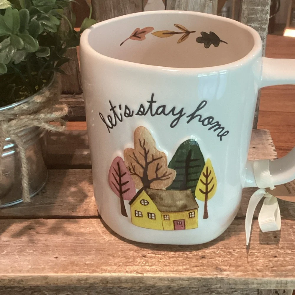 Rae Dunn “let’s stay home” fall mug